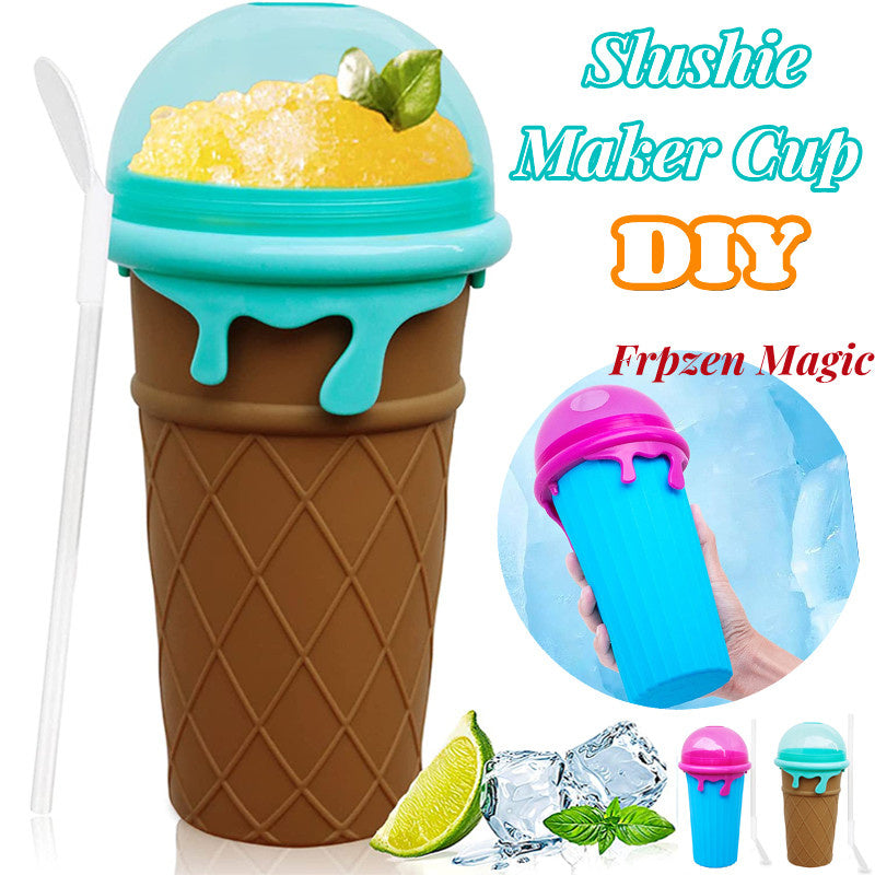 Magic Slushy Maker Cup 500ml – Fast Freeze Smoothie Bottle