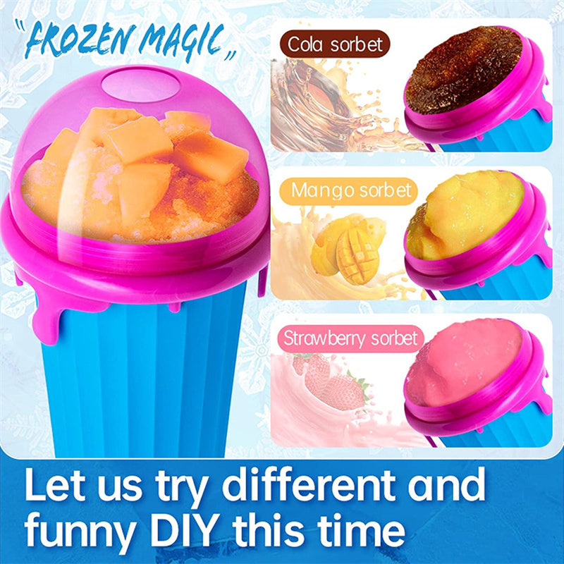Magic Slushy Maker Cup 500ml – Fast Freeze Smoothie Bottle