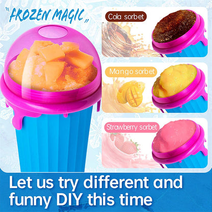 Magic Slushy Maker Cup 500ml – Fast Freeze Smoothie Bottle