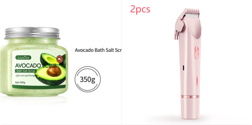 2-in-1 Women’s Electric Shaver – Dual Head Hair Remover