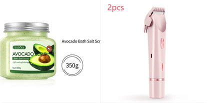 2-in-1 Women’s Electric Shaver – Dual Head Hair Remover
